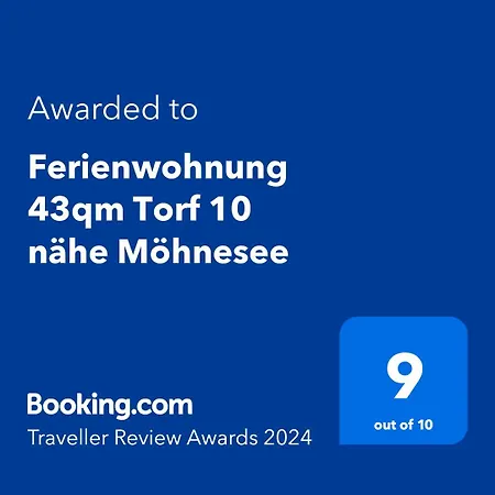 Ferienwohnung 43qm Torf 10 Naehe Moehnesee *